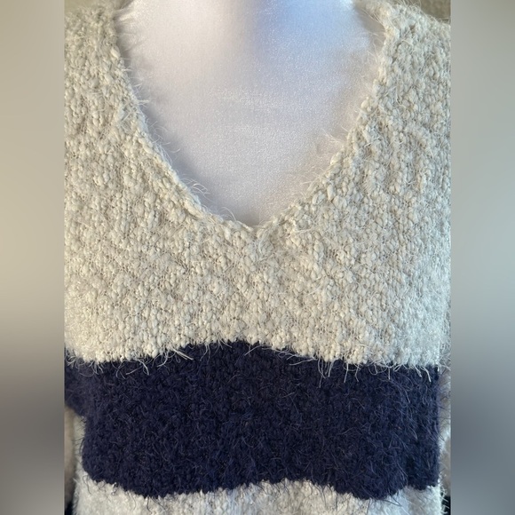 Knox Rose Striped Fuzzy Sweater - Picture 5 of 5